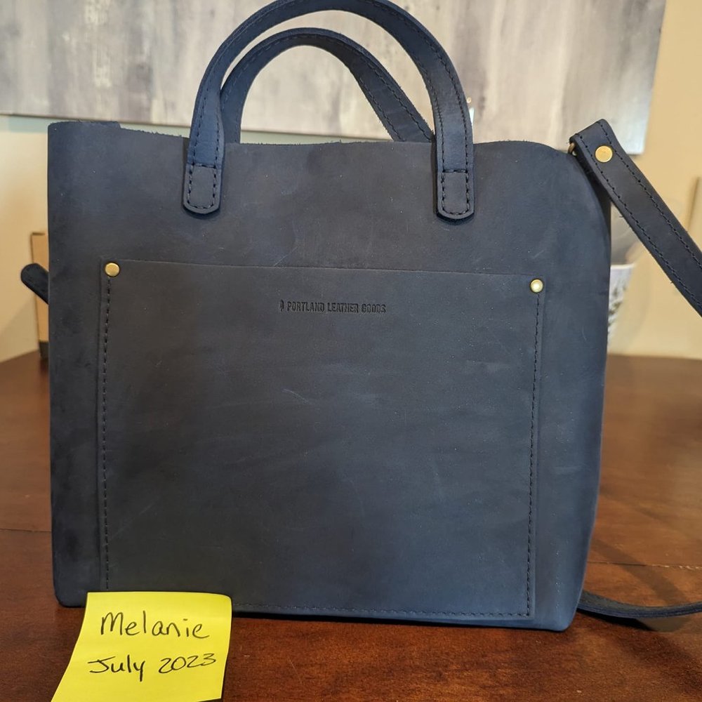 Portland Leather Goods Medium Deep Water Crossbody